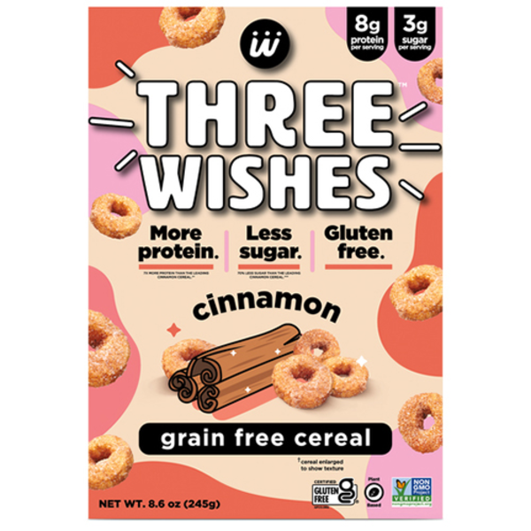Three Wishes Cinnamon Grain Free Cereal