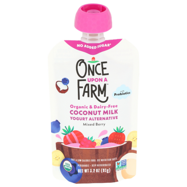 Once Upon A Farm Organic Mixed Berry Coconut Milk Yogurt Alternative