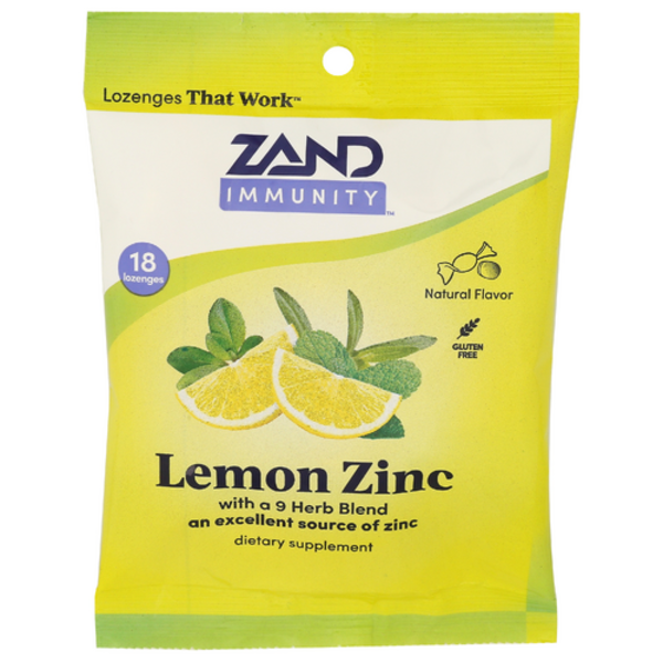 Zand Lemon Zinc Immunity Lozenges