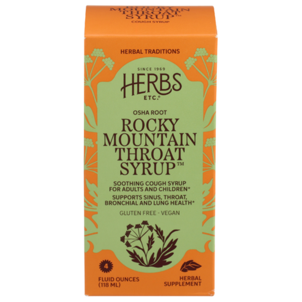 Herbs Etc Rocky Mountain Throat Syrup