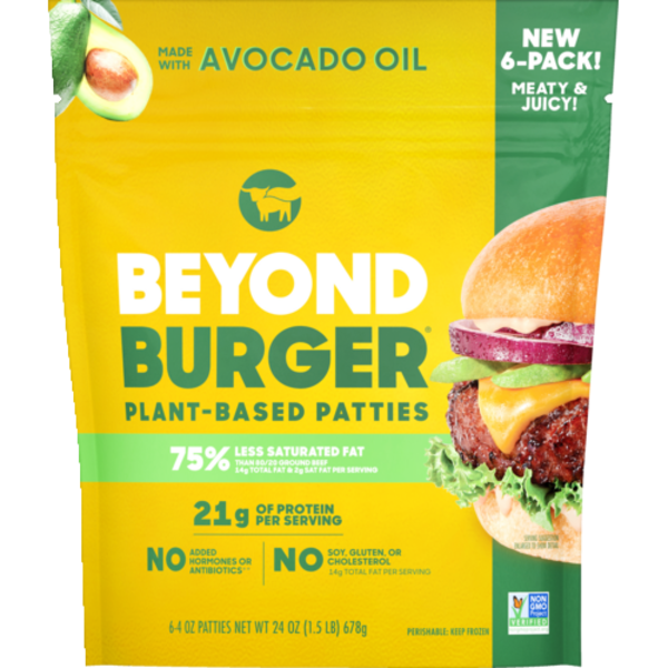 Beyond Meat Plant-Based Burger Patties 6 Pack