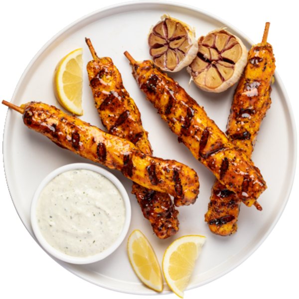 Sprouts Black Garlic Chicken Skewers