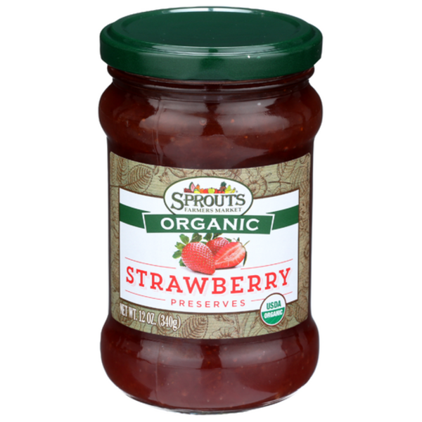 Sprouts Organic Strawberry Preserves