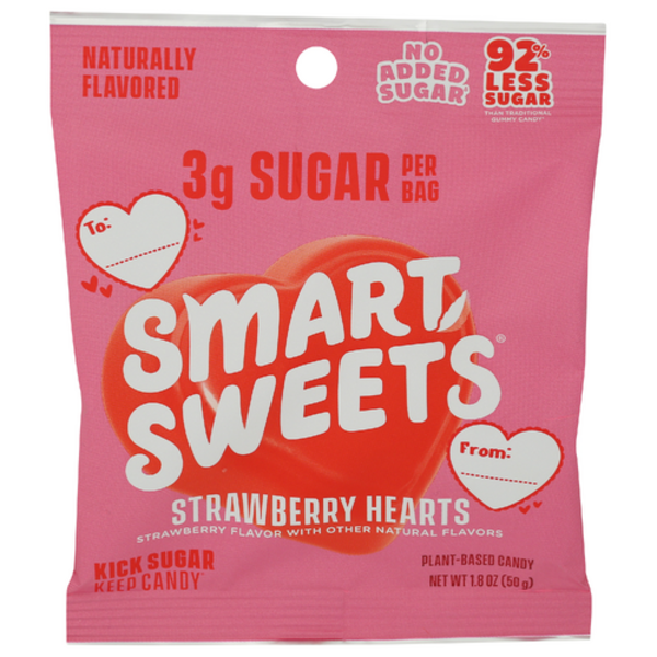 Smart Sweets Strawberry Hearts Candy