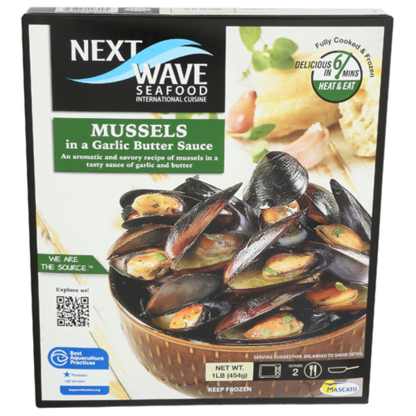 Next Wave Seafood Garlic Butter Mussels