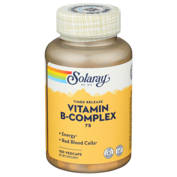 Solaray Vitamin B-Complex 75 Timed Release