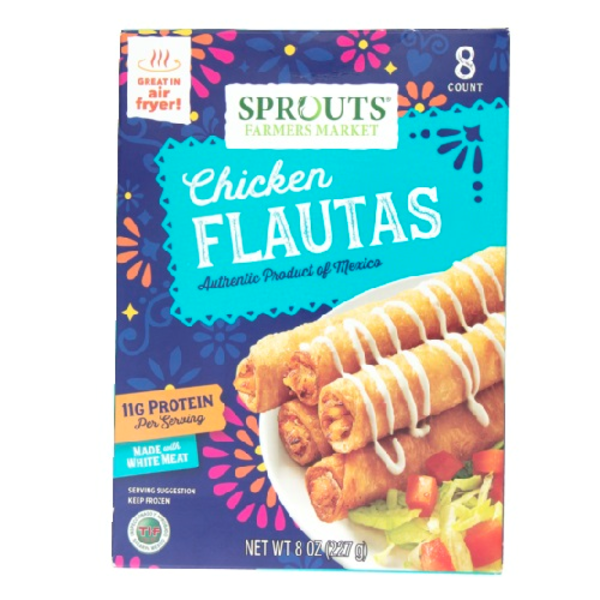 Sprouts Chicken Flautas Taquitos