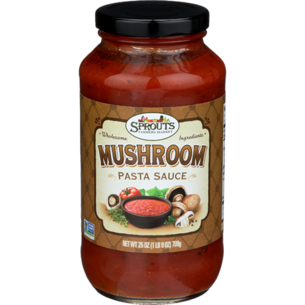 Sprouts Mushroom Pasta Sauce