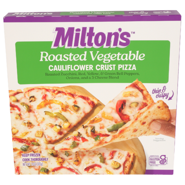 Milton's Roasted Vegetable Cauliflower Crust Pizza