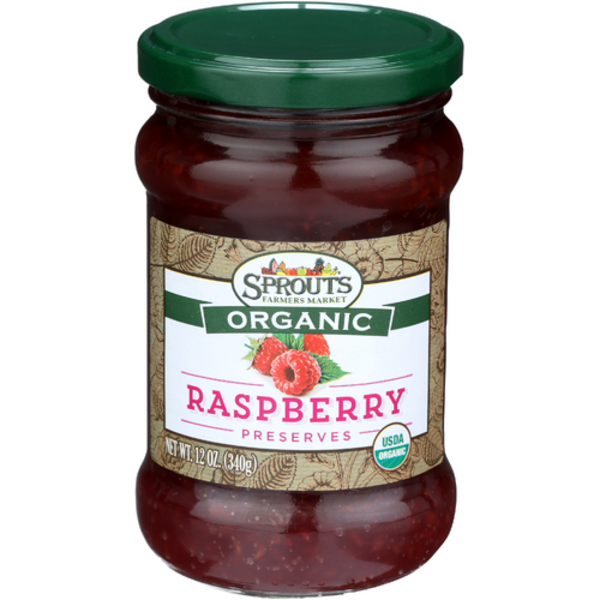 Sprouts Organic Raspberry Preserves