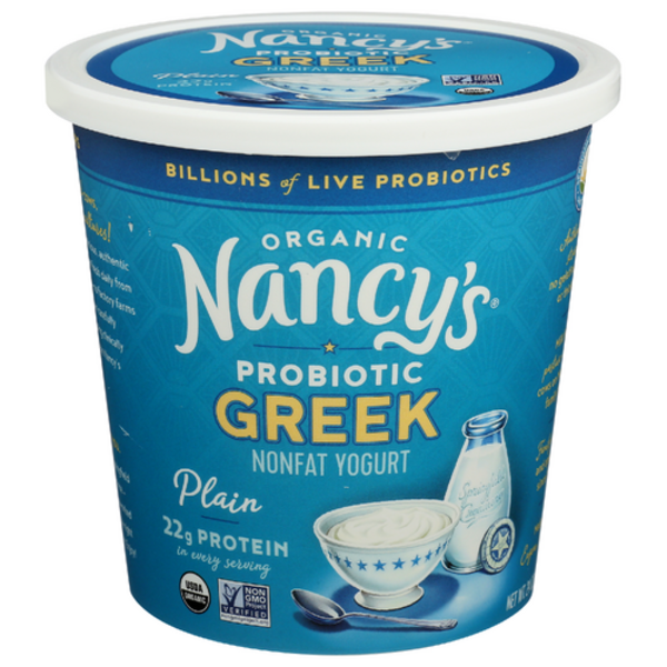 cy's Organic Plain Nonfat Probiotic Greek Yogurt