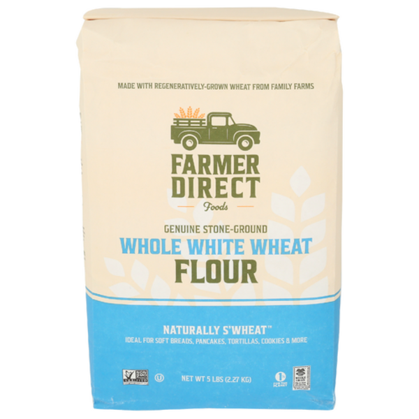 Farmer Direct Foods Genuine Stone-Ground Whole White Wheat Flour