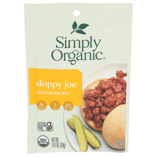 Simply Organic Organic Sloppy Joe Seasoning Mix