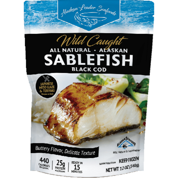 Alaskan Leader Seafoods Wild Caught Alaskan Sablefish Black Cod