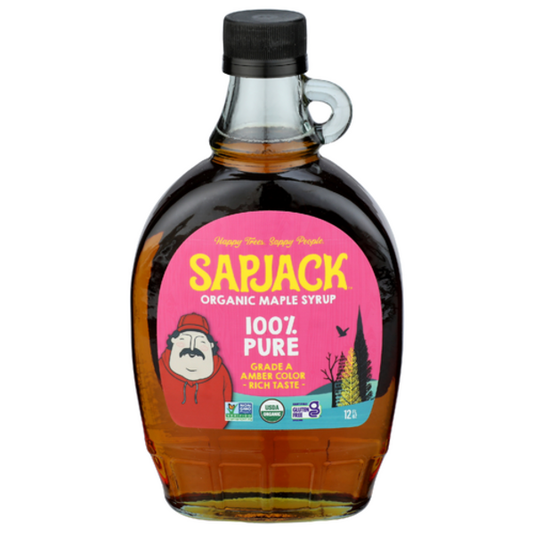 Sapjack Amber Organic 100% Pure Maple Syrup