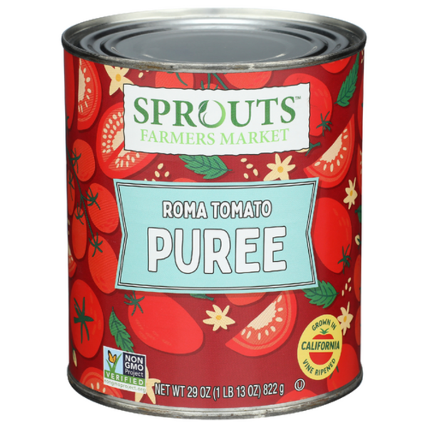 Sprouts No Salt Added Roma Tomatoes Puree