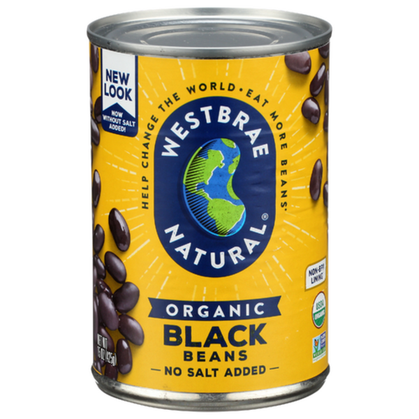 Westbrae Organic No Salt Added Black Beans