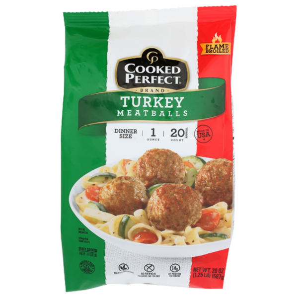 Cooked Perfect Turkey Meatballs