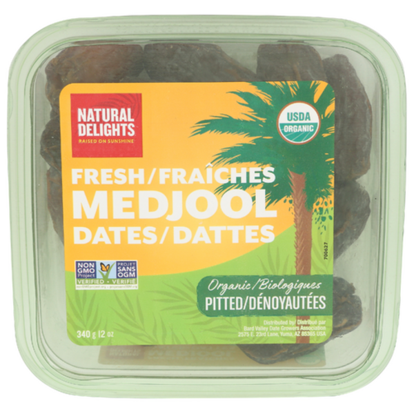 Natural Delights Organic Medjool Pitted Dates