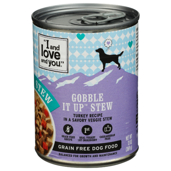I And Love And You Gobble It Up Stew Wet Dog Food